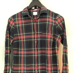J. CREW Perfect Fit Plaid Shirt